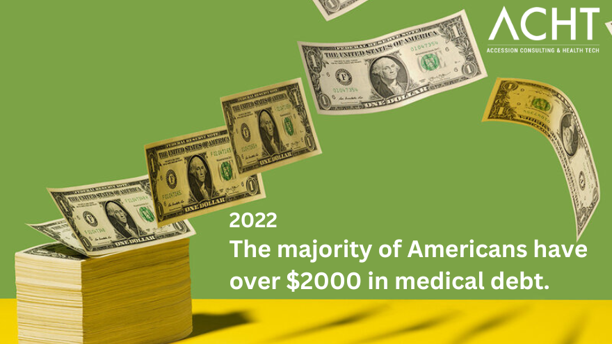 The majority of Americans have over $2000 in medical debt.